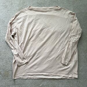 Pink Lululemon long sleeve size 6